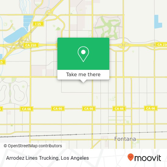 Arrodez Lines Trucking map