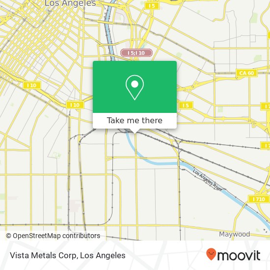 Vista Metals Corp map