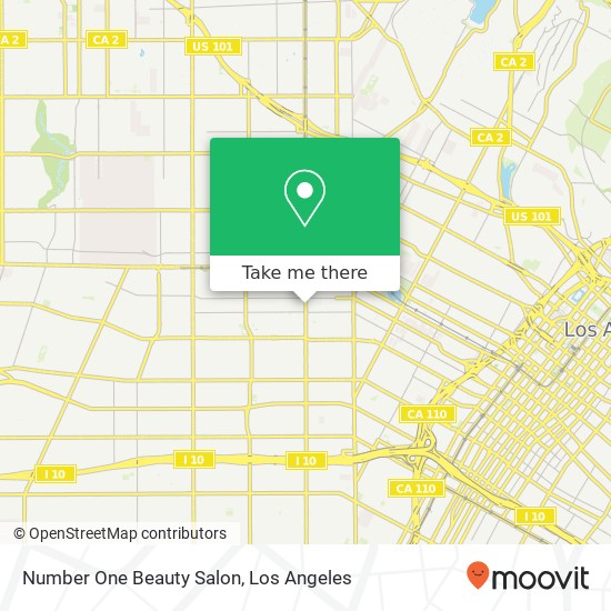 Number One Beauty Salon map