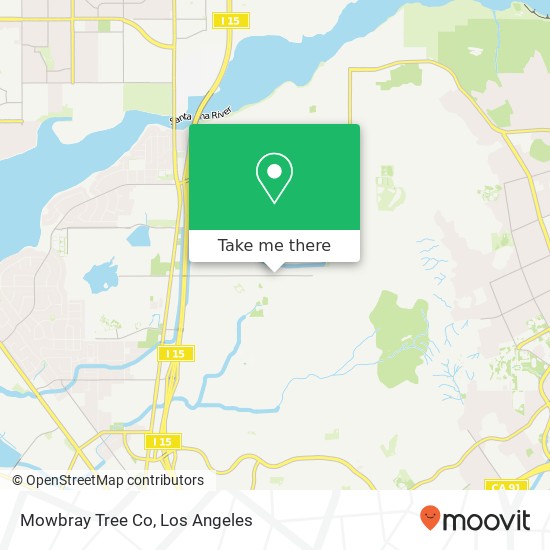 Mowbray Tree Co map