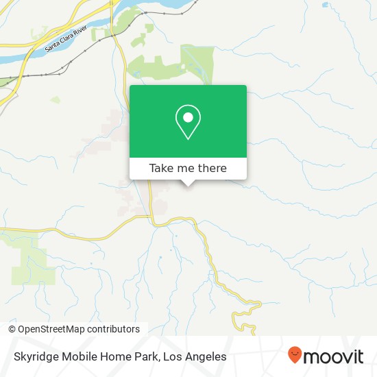 Skyridge Mobile Home Park map