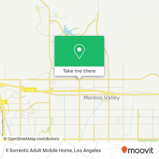 Il Sorrento Adult Mobile Home map