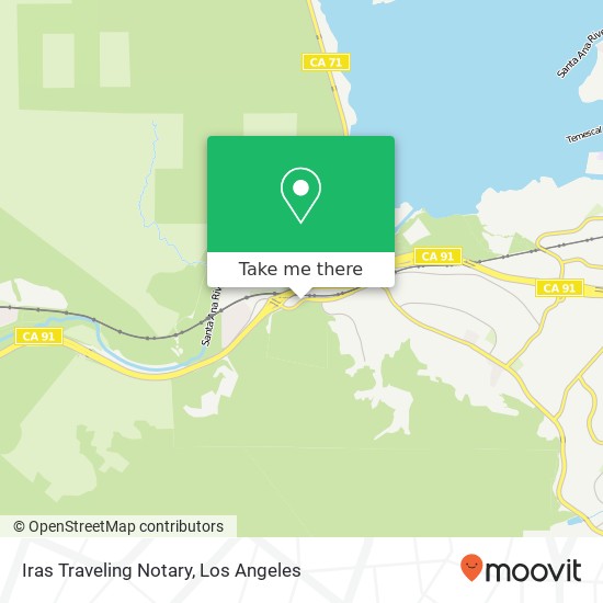 Mapa de Iras Traveling Notary