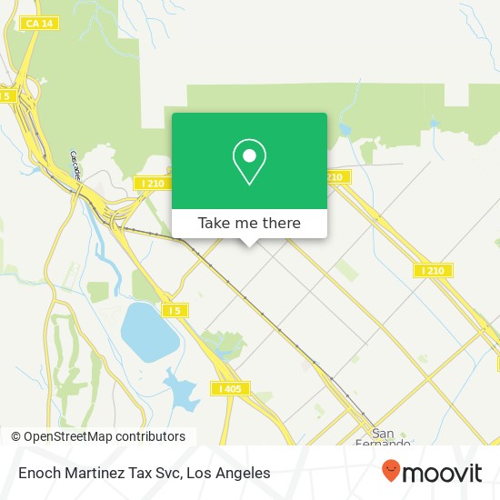 Mapa de Enoch Martinez Tax Svc
