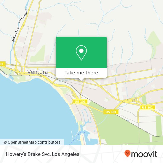 Mapa de Howery's Brake Svc