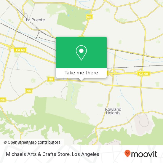 Michaels Arts & Crafts Store map