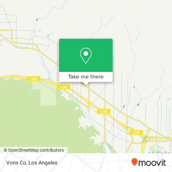 Vons Co map