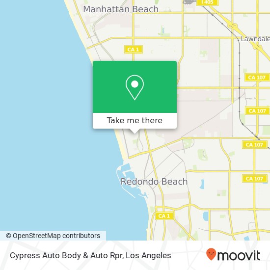 Cypress Auto Body & Auto Rpr map