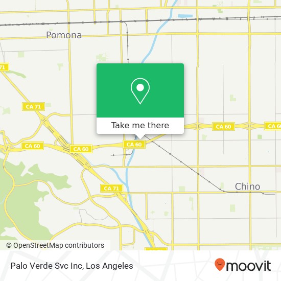 Palo Verde Svc Inc map