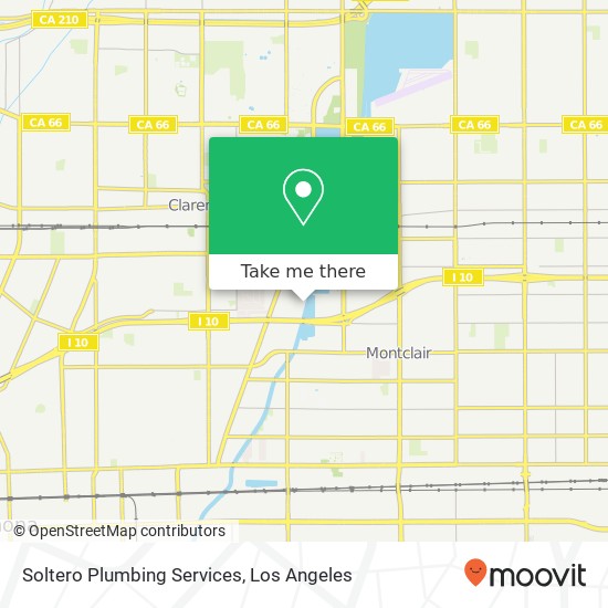 Soltero Plumbing Services map