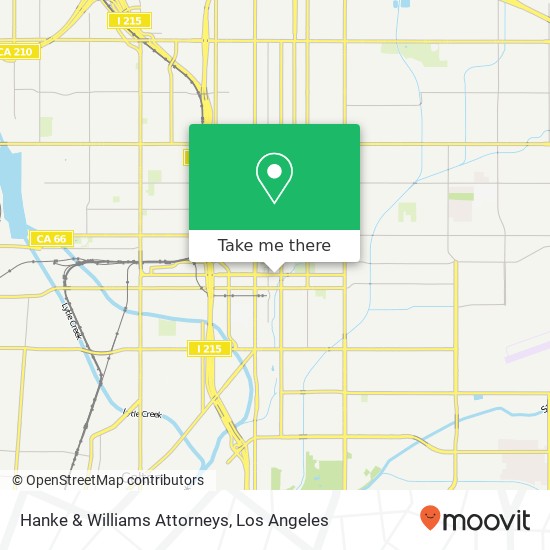 Mapa de Hanke & Williams Attorneys