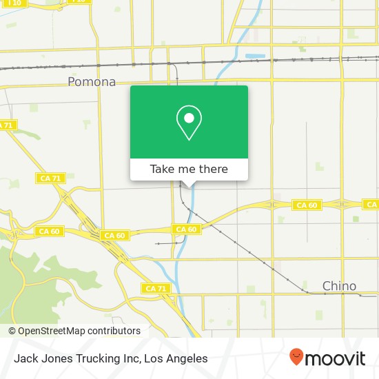 Jack Jones Trucking Inc map