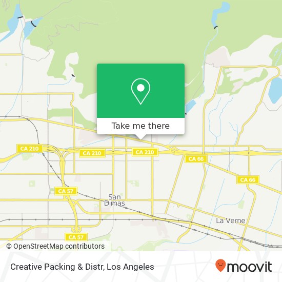 Mapa de Creative Packing & Distr