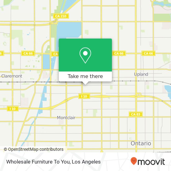 Wholesale Furniture To You map