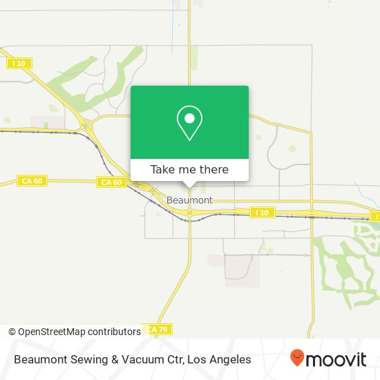 Beaumont Sewing & Vacuum Ctr map