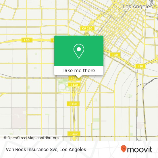 Van Ross Insurance Svc map