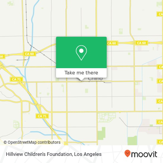 Hillview Children's Foundation map