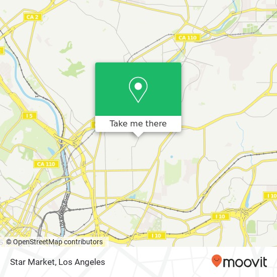 Star Market map