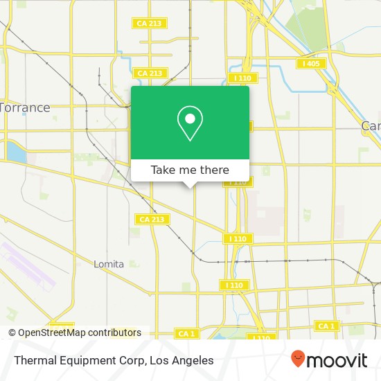 Mapa de Thermal Equipment Corp