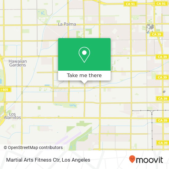 Martial Arts Fitness Ctr map