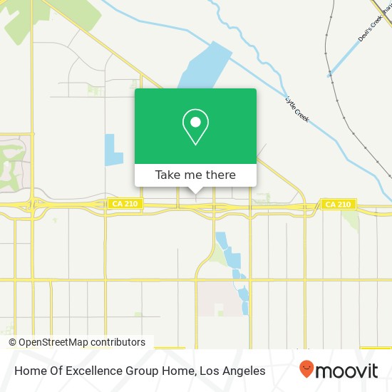 Home Of Excellence Group Home map