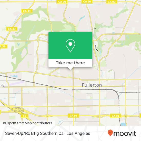 Mapa de Seven-Up/Rc Btlg Southern Cal