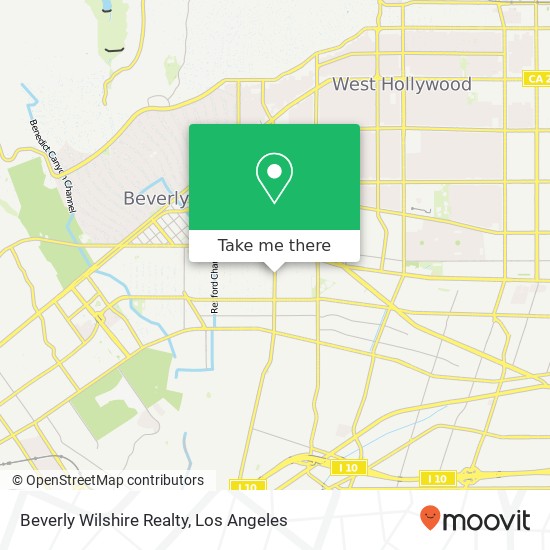 Mapa de Beverly Wilshire Realty