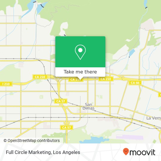 Full Circle Marketing map