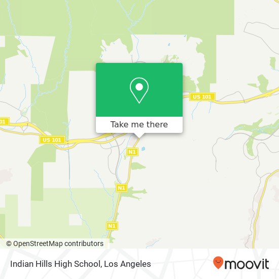 Indian Hills High School map