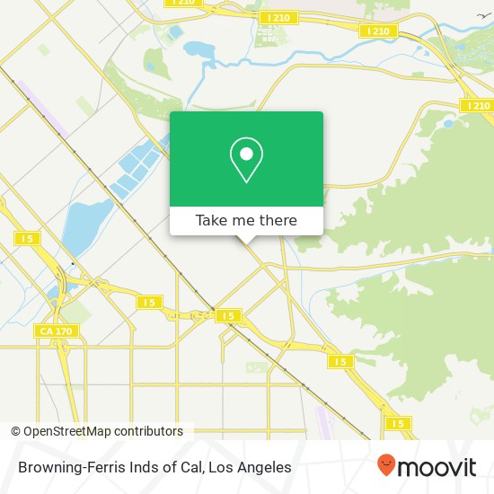 Mapa de Browning-Ferris Inds of Cal