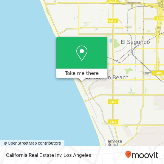 Mapa de California Real Estate Inv