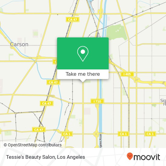 Tessie's Beauty Salon map