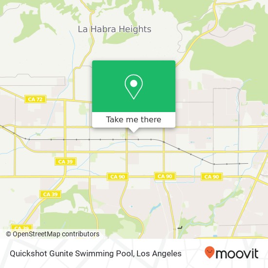 Quickshot Gunite Swimming Pool map