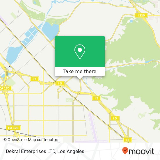 Mapa de Dekral Enterprises LTD