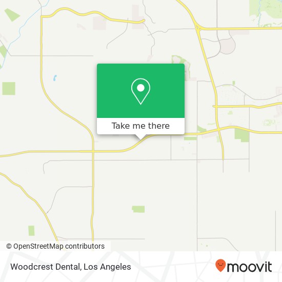 Woodcrest Dental map