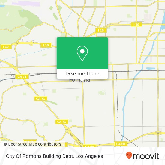 Mapa de City Of Pomona Building Dept