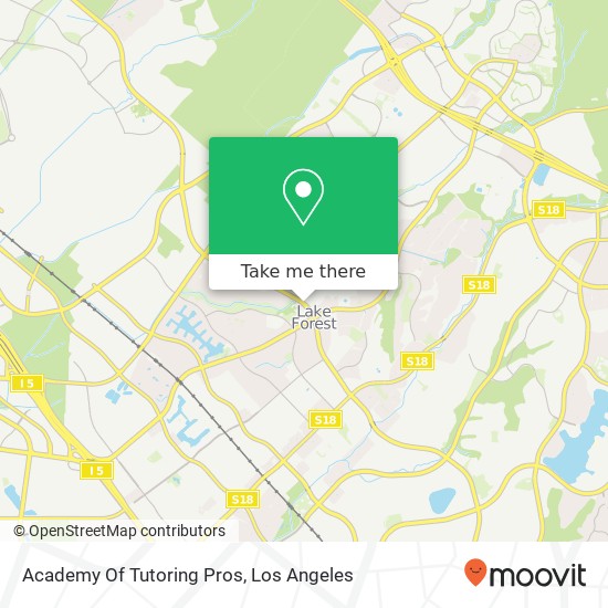 Academy Of Tutoring Pros map