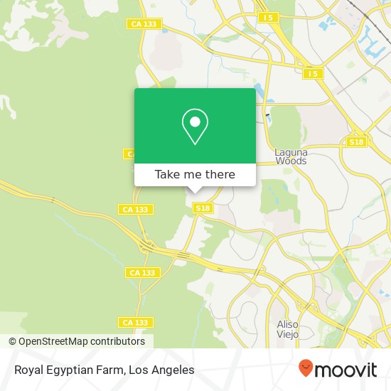 Mapa de Royal Egyptian Farm