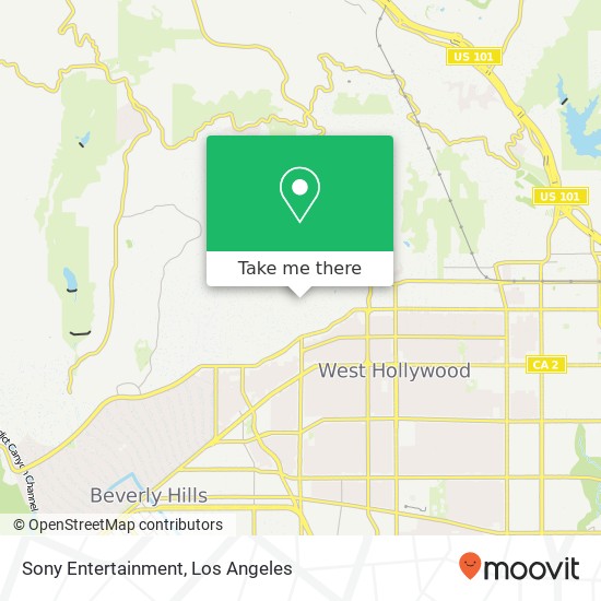 Sony Entertainment map