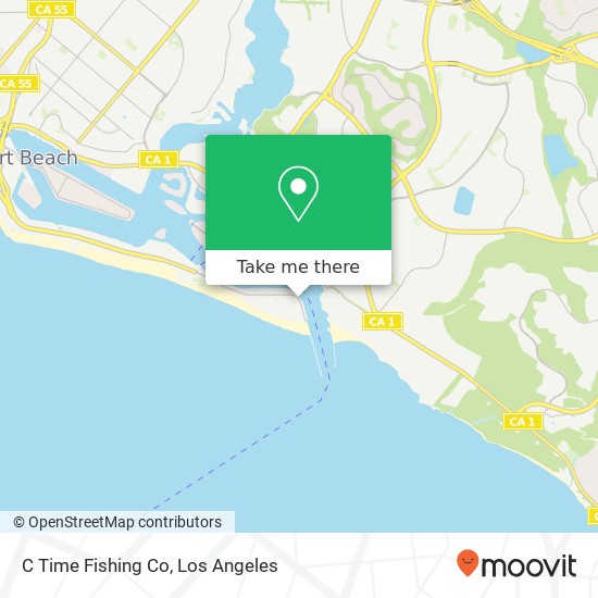 C Time Fishing Co map