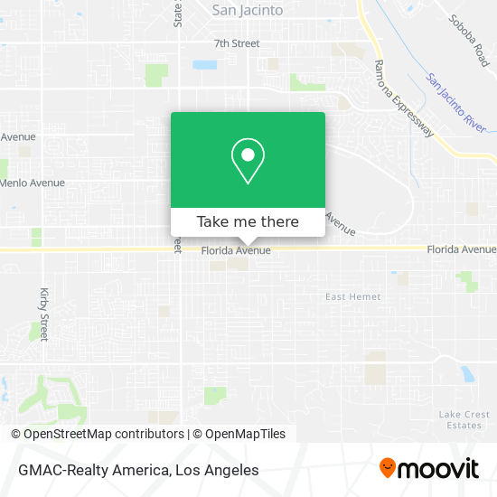 GMAC-Realty America map