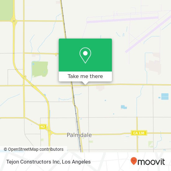 Tejon Constructors Inc map