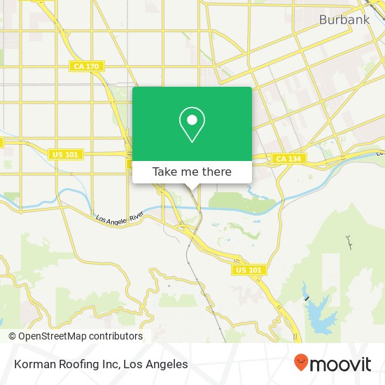 Mapa de Korman Roofing Inc