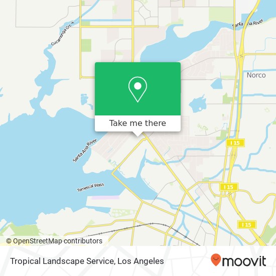 Tropical Landscape Service map