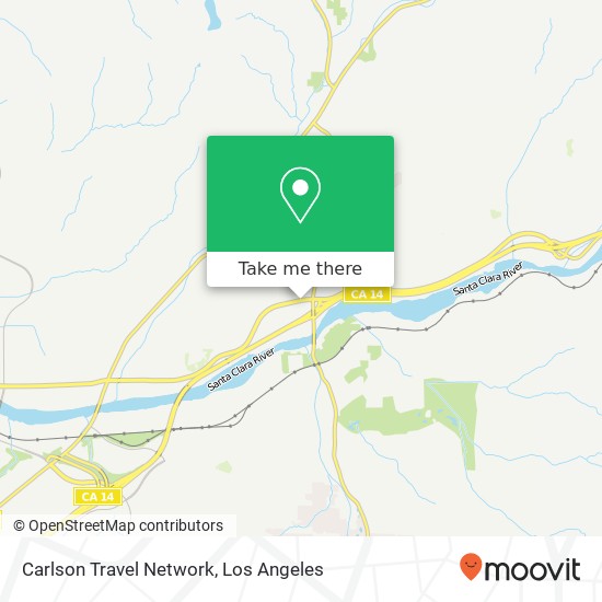Mapa de Carlson Travel Network