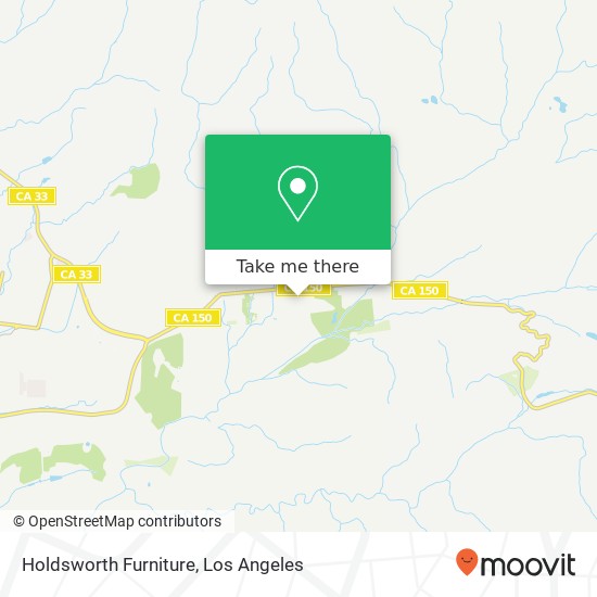 Holdsworth Furniture map