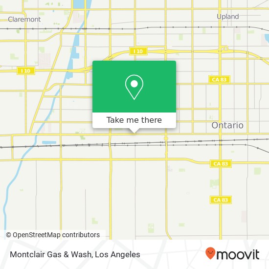 Mapa de Montclair Gas & Wash