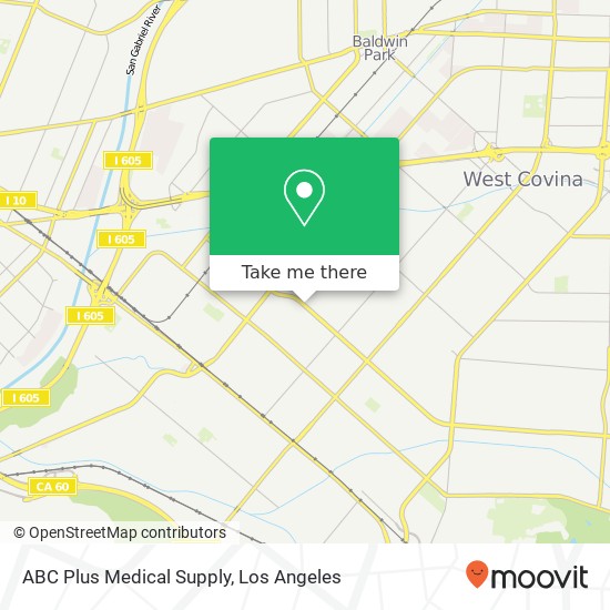 Mapa de ABC Plus Medical Supply