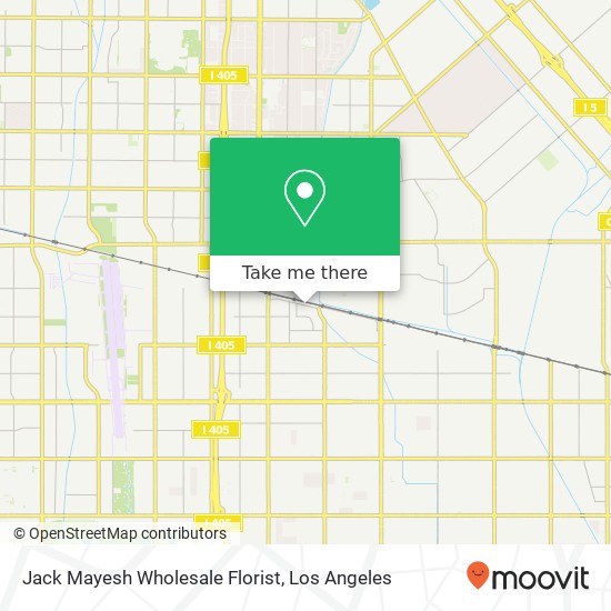 Jack Mayesh Wholesale Florist map