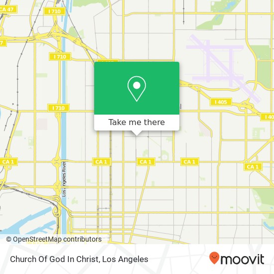 Church Of God In Christ map